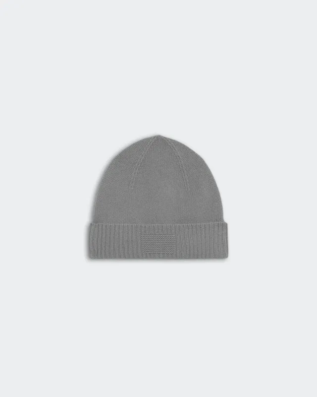 Rib Cuff Beanie - Heather Grey sold by Guest In Residence