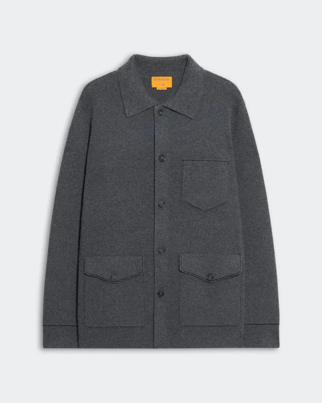 Industry Jacket - Charcoal/Black sold by Guest In Residence