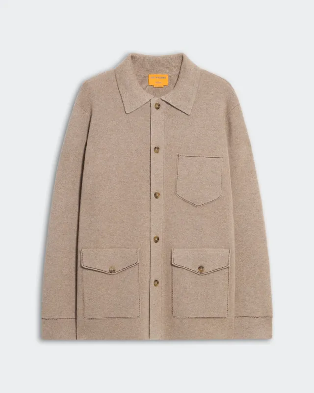 Industry Jacket - Taupe/Chestnut sold by Guest In Residence