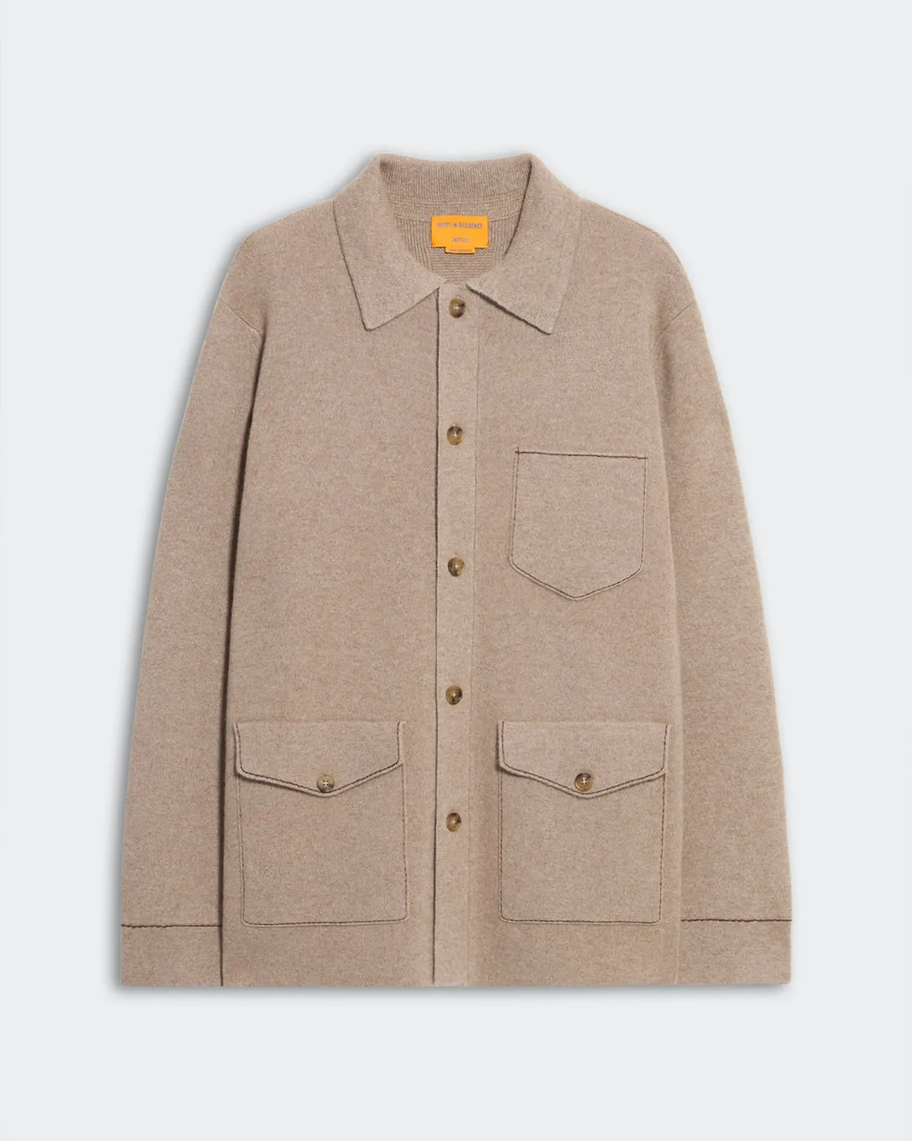 Industry Jacket - Taupe/Chestnut sold by Guest In Residence