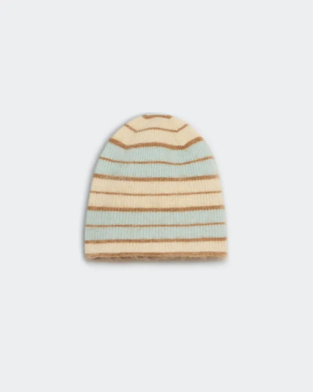 Grizzly Reversible Hat - Almond/Seaglass Stripe sold by Guest In Residence