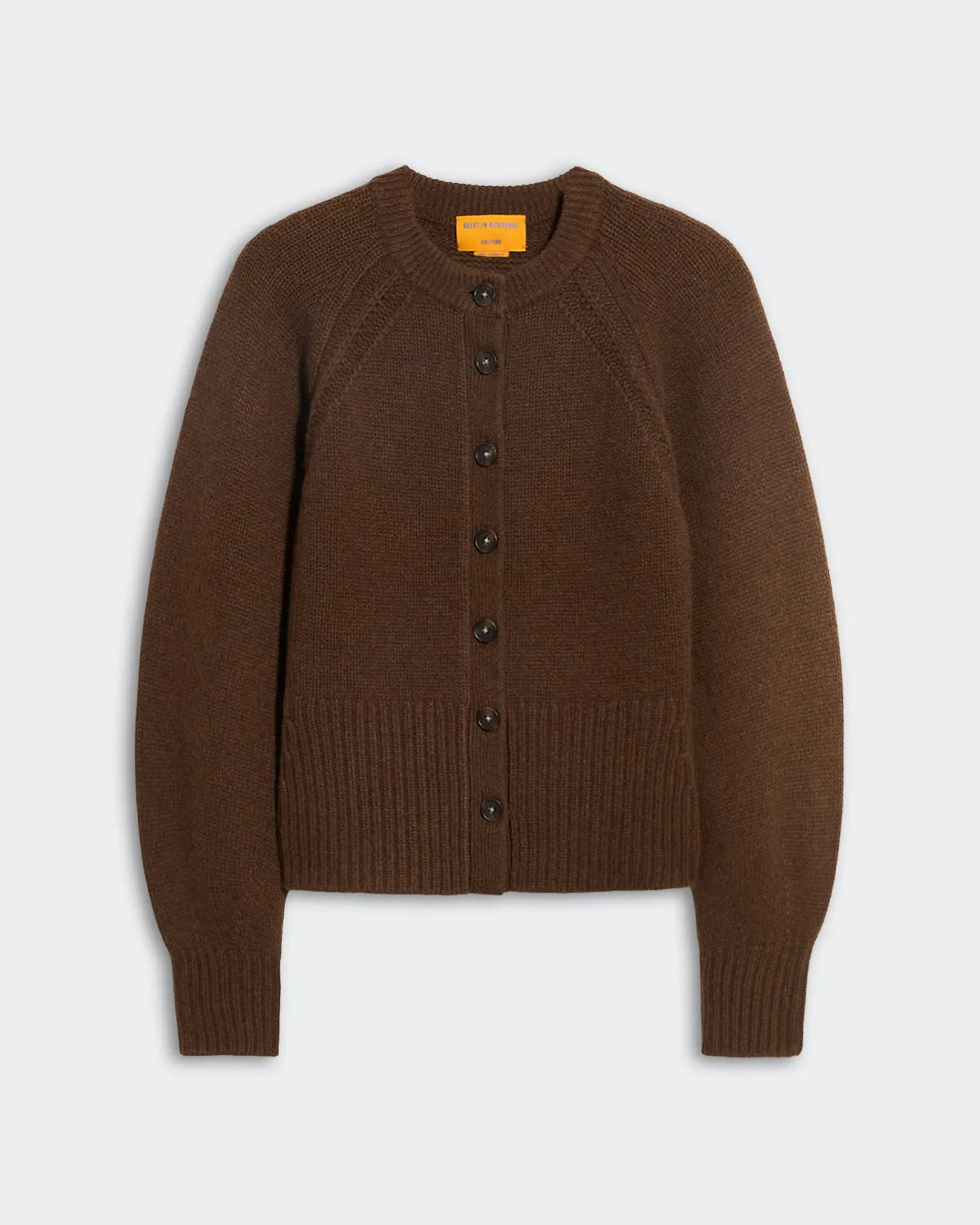 Sculpted Cardigan - Chestnut sold by Guest In Residence