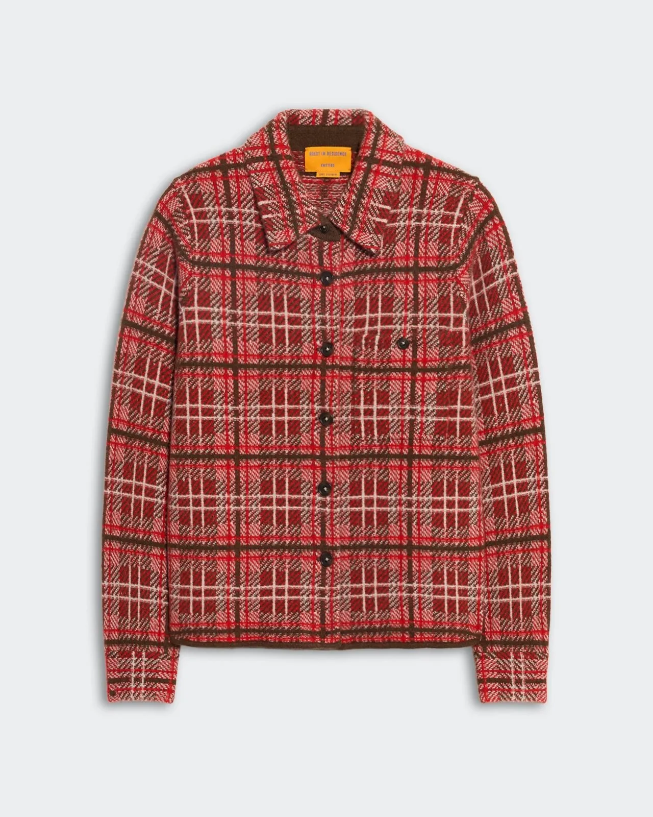 Dylan Plaid Shirt - Chili Combo sold by Guest In Residence