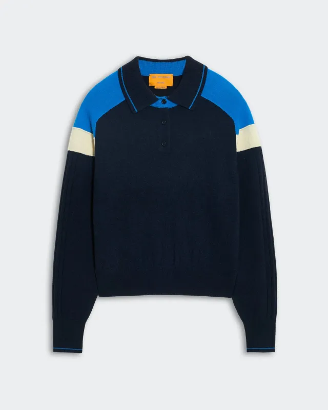 Alpine Collegiate Polo - Midnight Combo sold by Guest In Residence