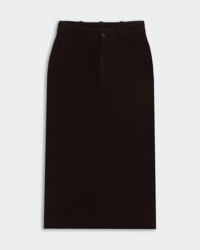 Tailored Skirt - Burnt Cocoa sold by Guest In Residence