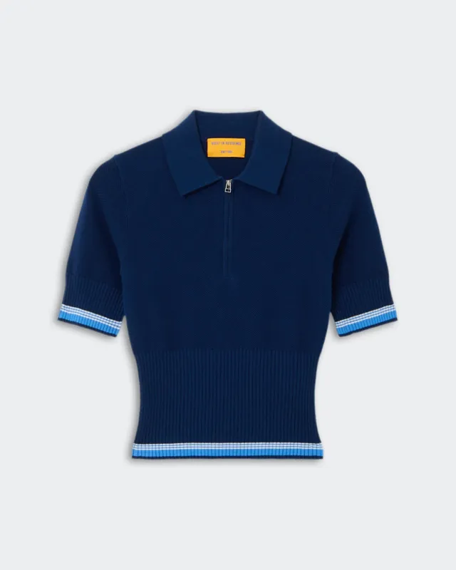 Marcella Polo - Navy sold by Guest In Residence