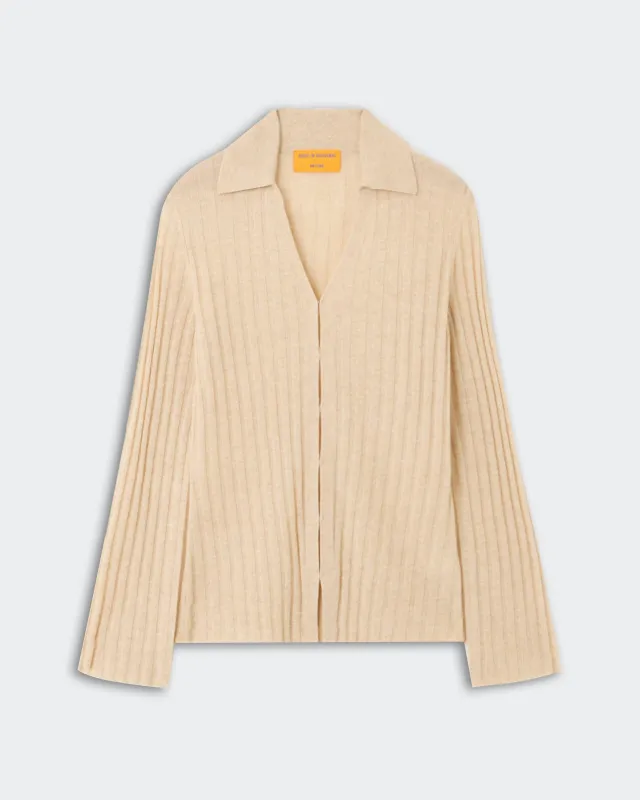 Breezy Cardigan - Sandstone made by Guest In Residence