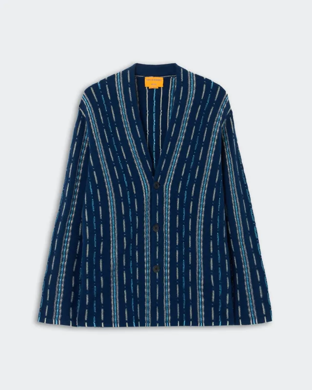 Baja Everywear Cardigan - Navy Combo made by Guest In Residence