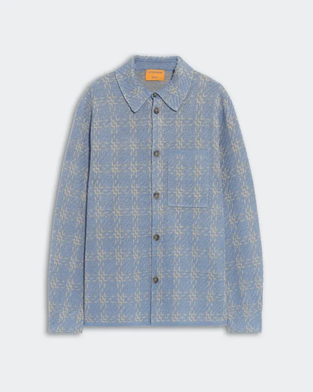 Plaid Work Shirt - Sail Combo sold by Guest In Residence