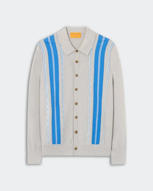 Baja Plaza Shirt - Stone Combo sold by Guest In Residence