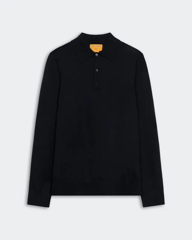 Airy Polo - Black sold by Guest In Residence