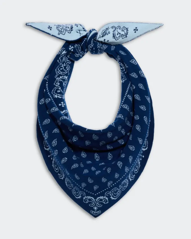 The Wild Rag - Navy/Clear Sky made by Guest In Residence