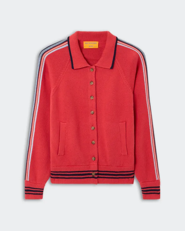 Varsity Jacket - Scarlet sold by Guest In Residence