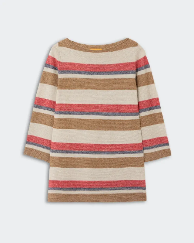 Bayside Mini Dress - Cream Combo sold by Guest In Residence