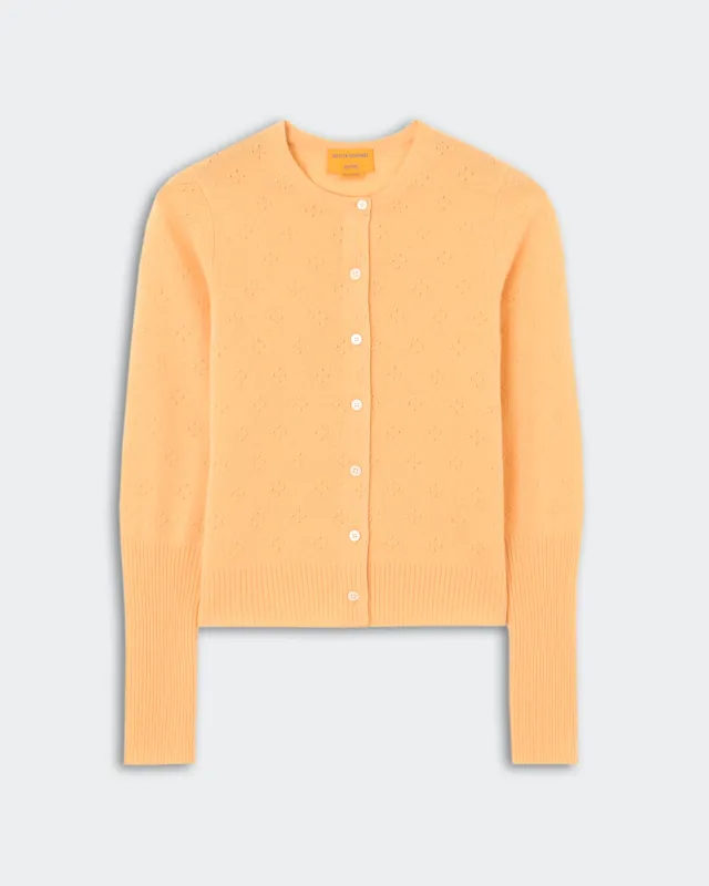 Compass Jane Cardigan - Sorbet sold by Guest In Residence