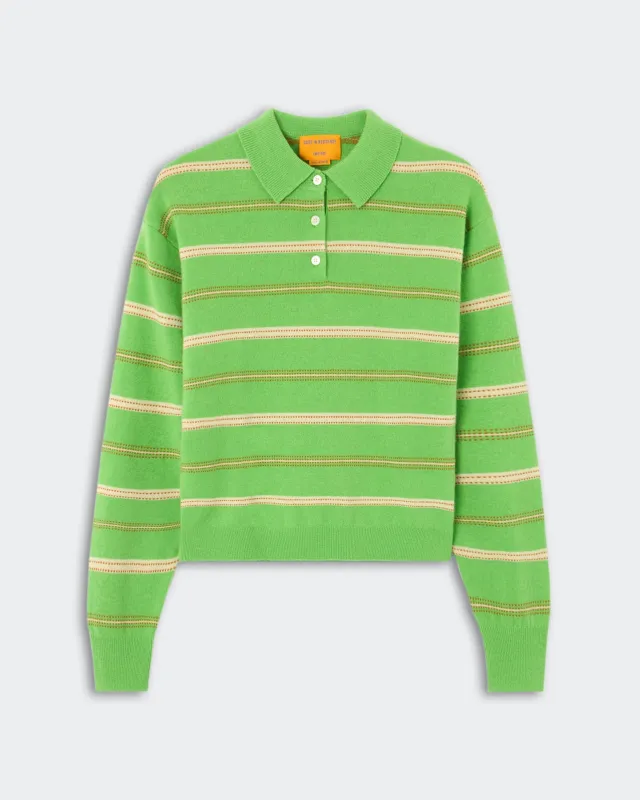 Collegiate Stripe Polo - Match Point Combo sold by Guest In Residence