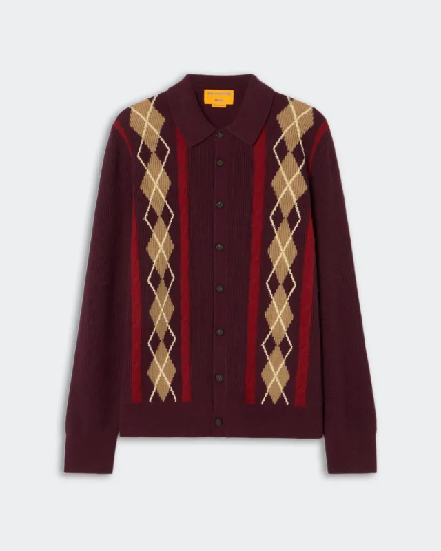 Argyle Plaza Shirt - Fig made by Guest In Residence