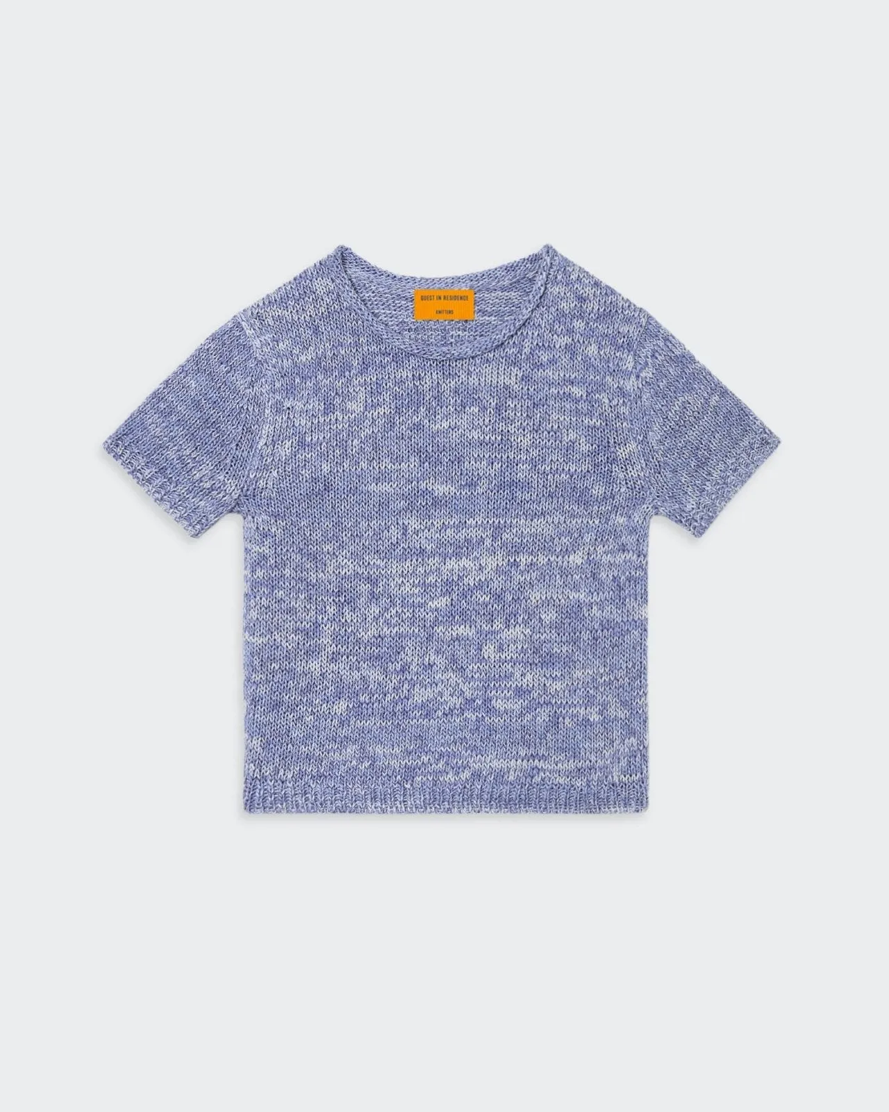 Speckled Crop Tee - Denim Blue sold by Guest In Residence