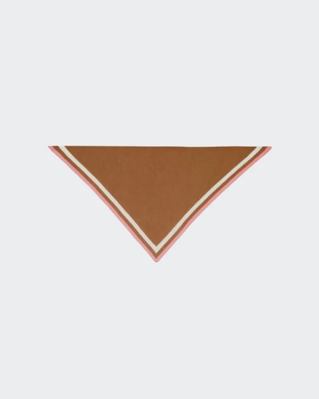 Striped Bandana - Almond/Cream/Blush sold by Guest In Residence