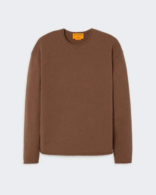 Oversized Crew - Almond sold by Guest In Residence