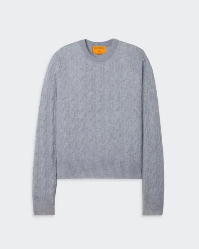 Twin Cable Crew - Stone sold by Guest In Residence