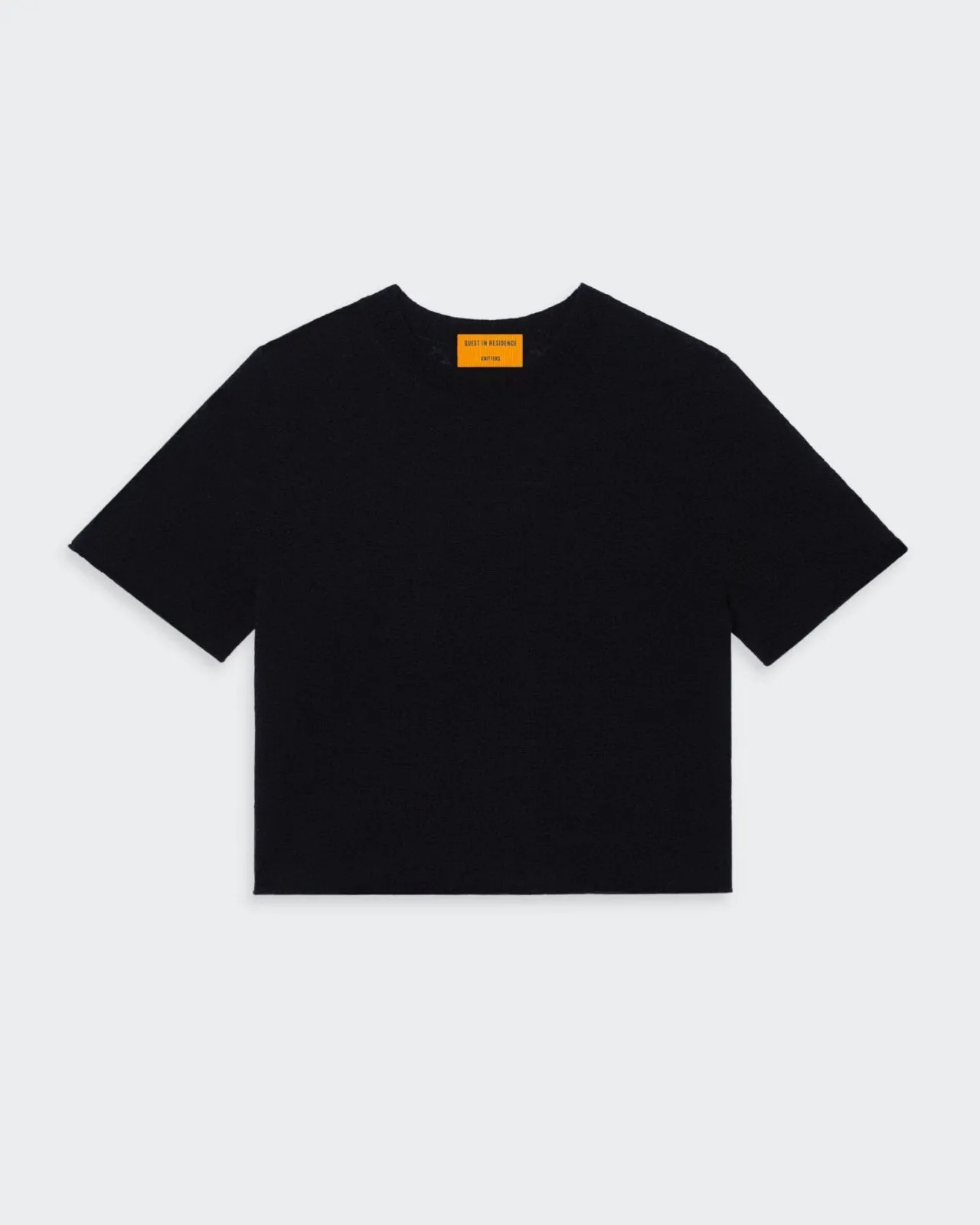 Featherweight Crop Tee - Black sold by Guest In Residence