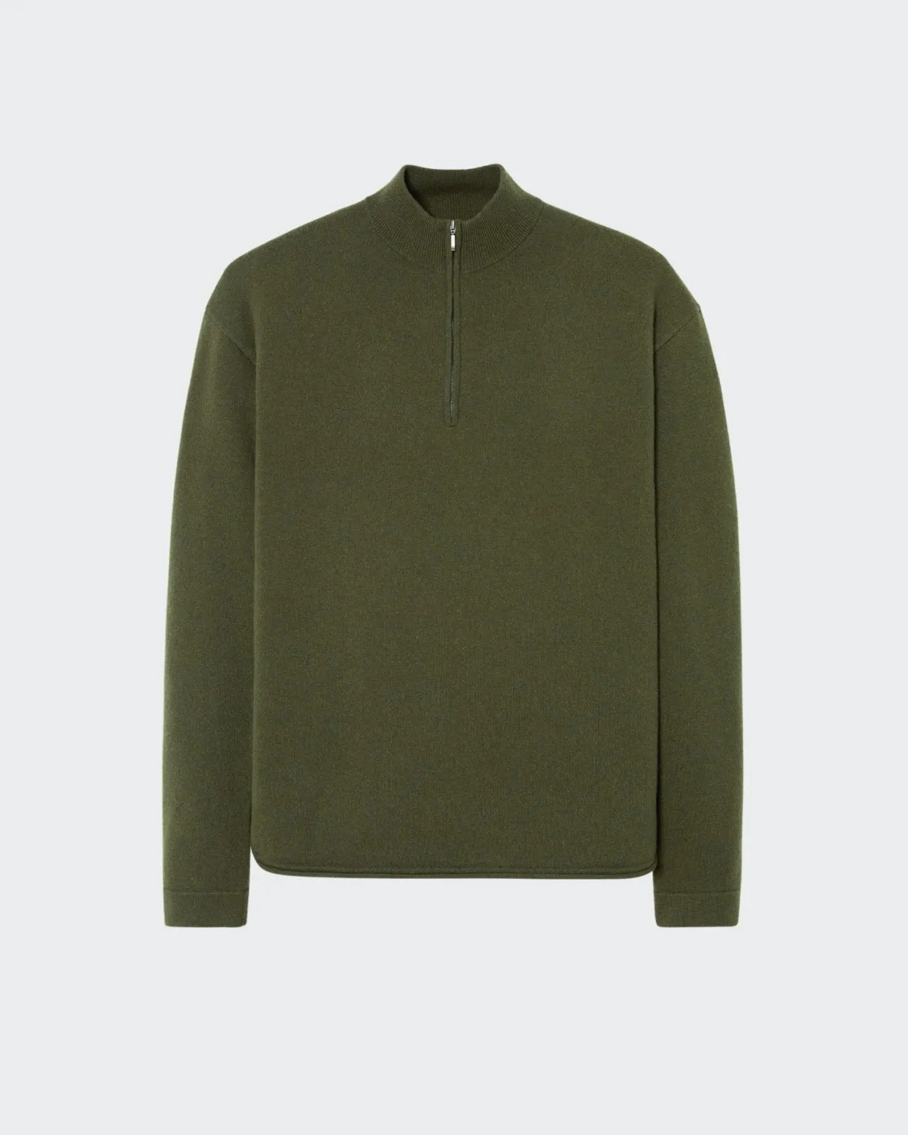Quarter Zip Pullover - Hunter sold by Guest In Residence