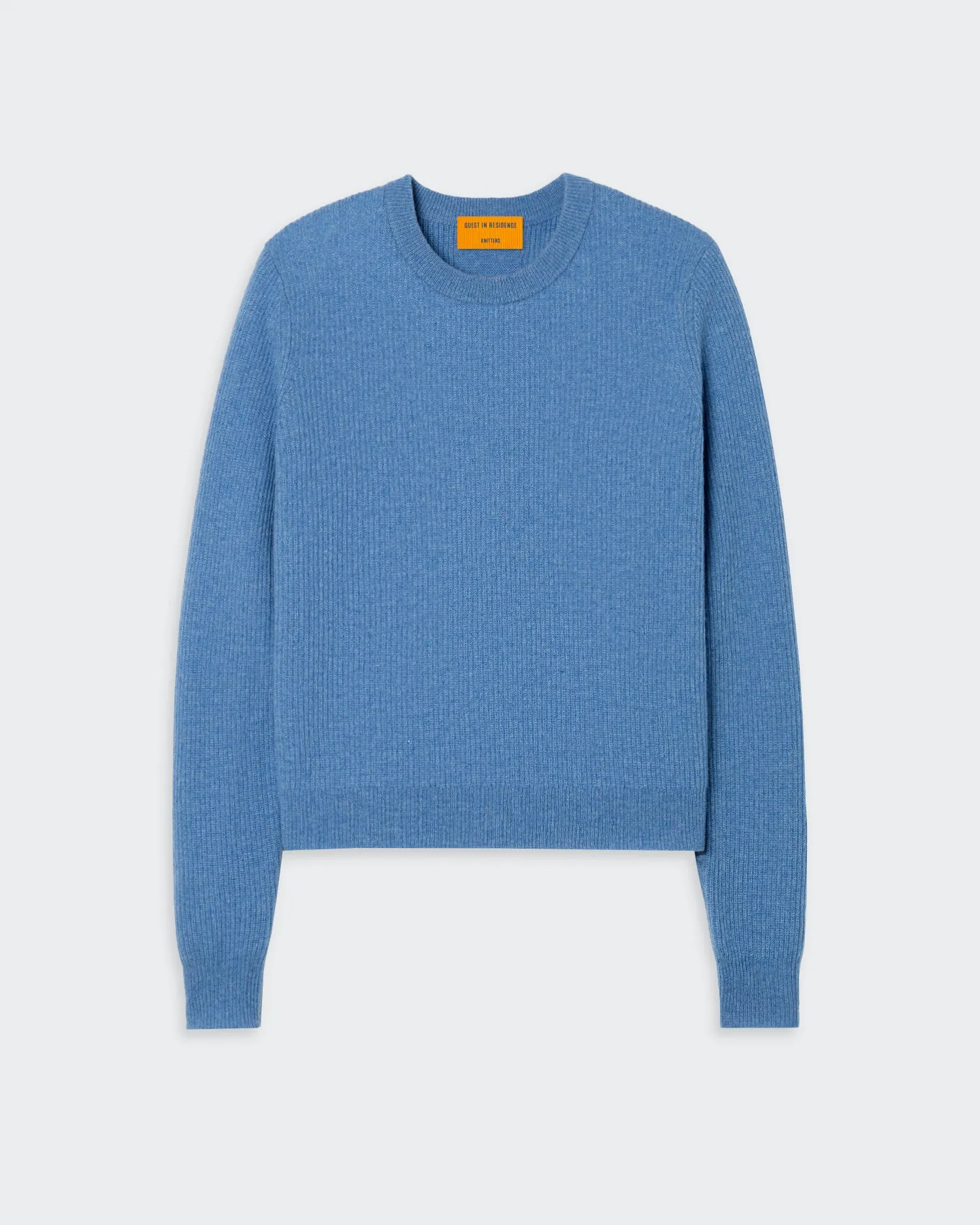 Light Rib Crew - Denim Blue sold by Guest In Residence