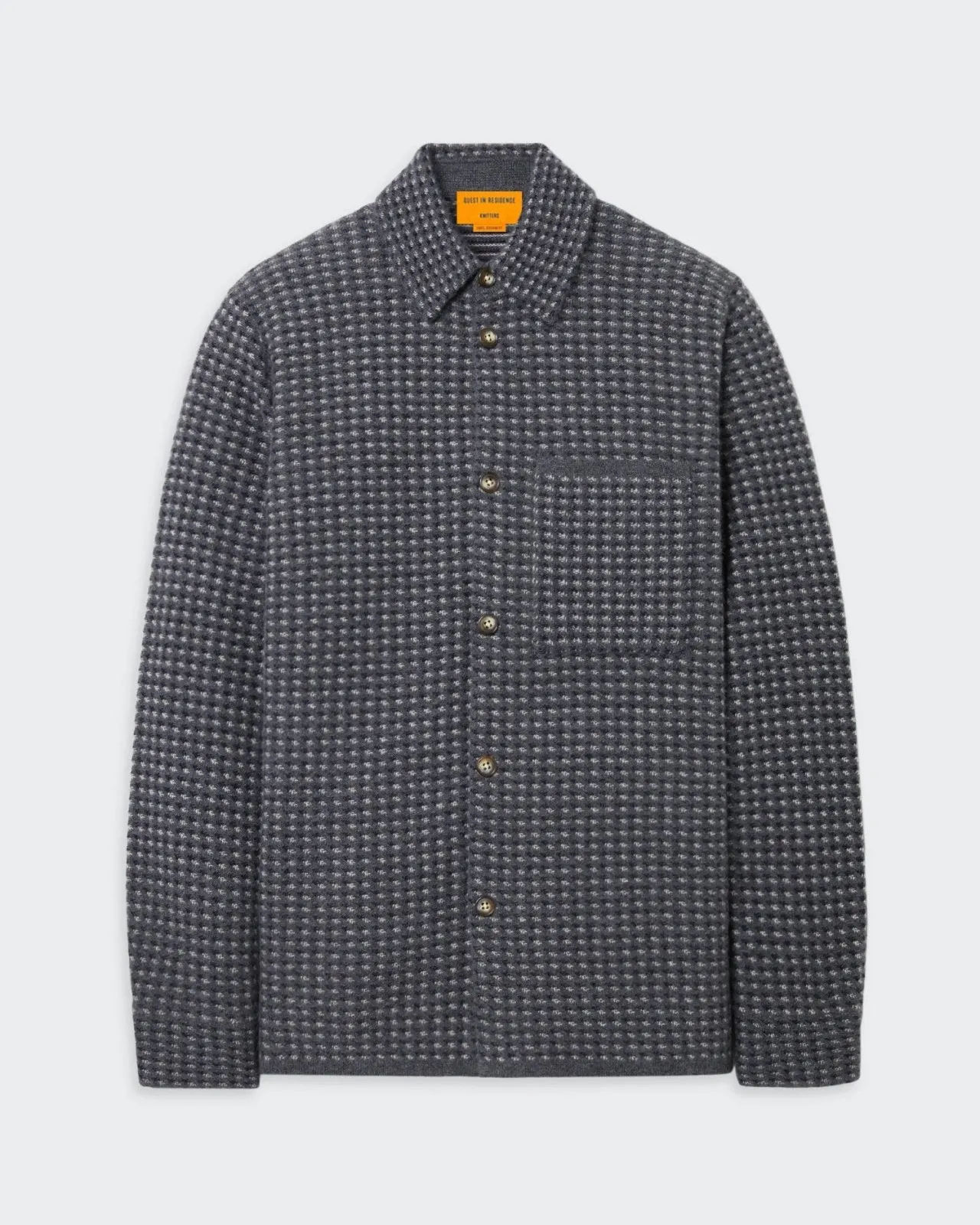 Tweed Work Shirt - Charcoal/Oatmeal/Midnight sold by Guest In Residence