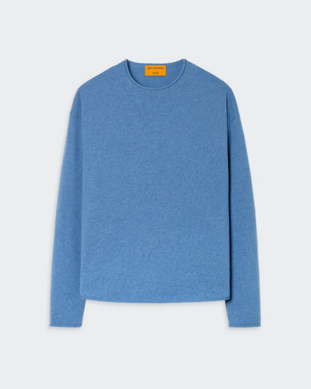 Oversized Crew - Denim Blue sold by Guest In Residence