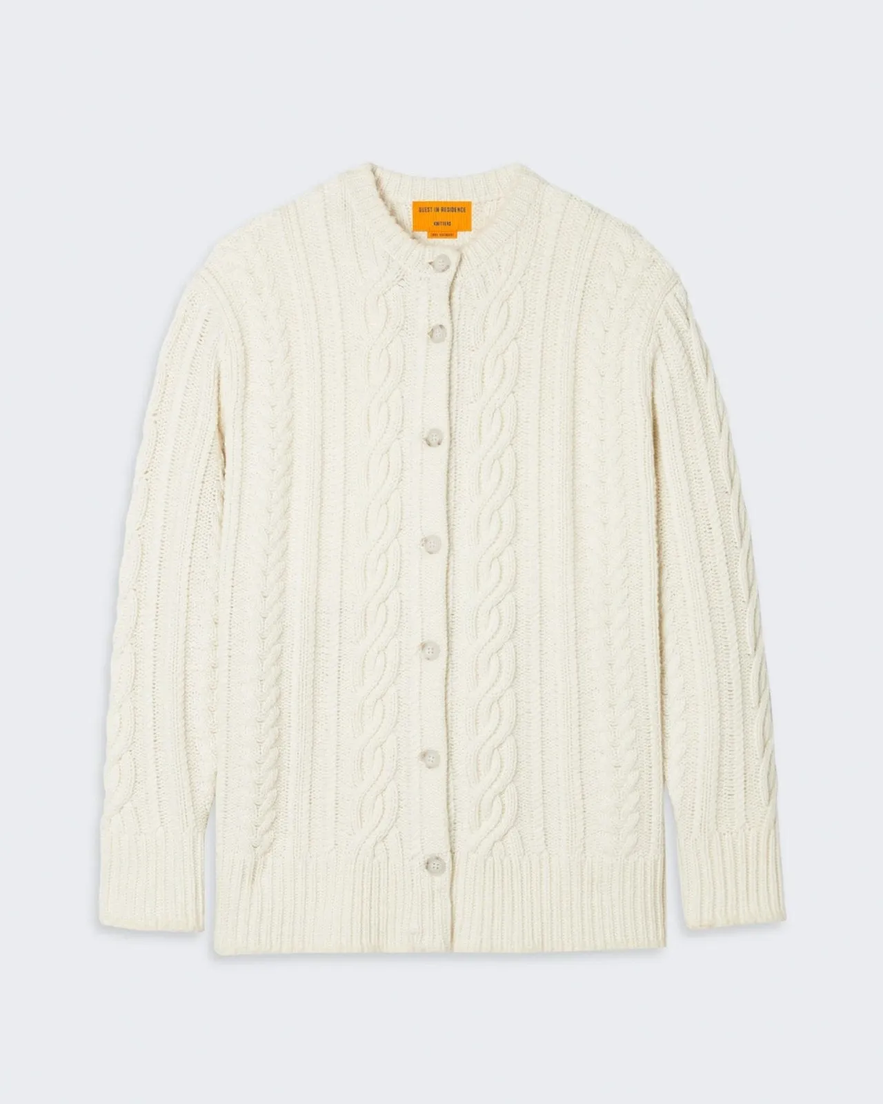 Rossella Cable Cardigan - Cream sold by Guest In Residence