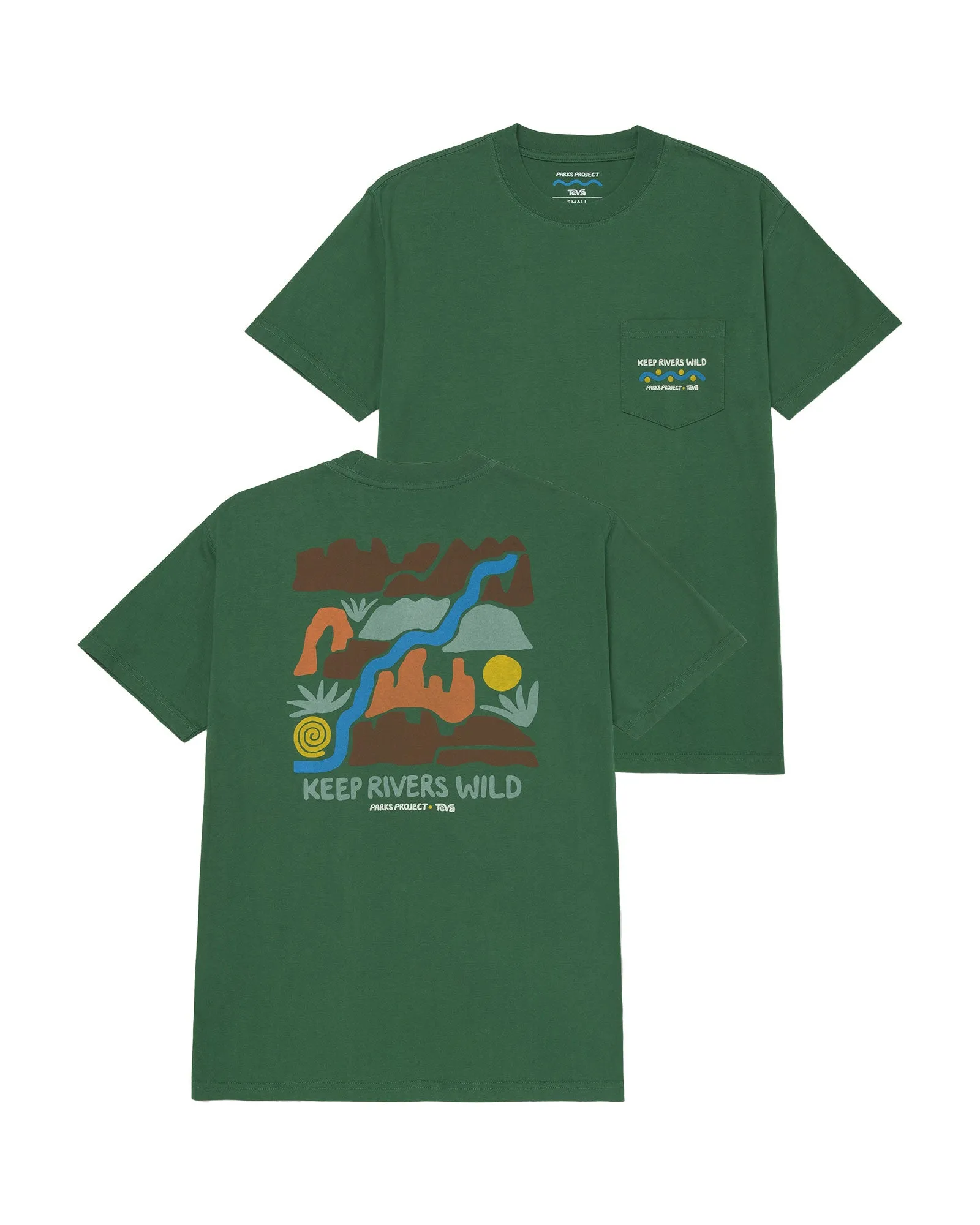 Teva x Parks Project Wild Rivers Pocket Tee sold by Parks Project