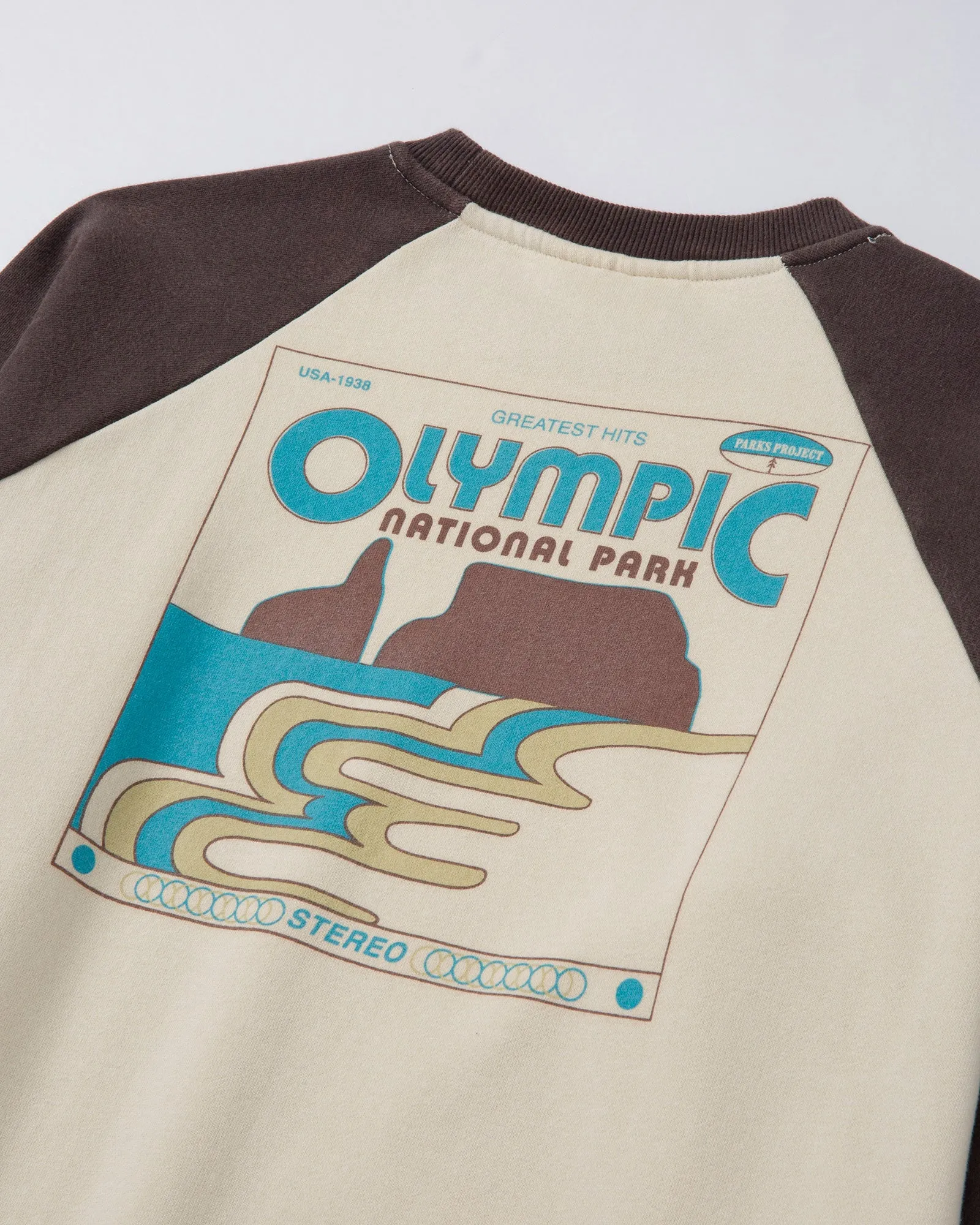 Olympic Greatest Hits Raglan Crew sold by Parks Project product image thumbnail 5