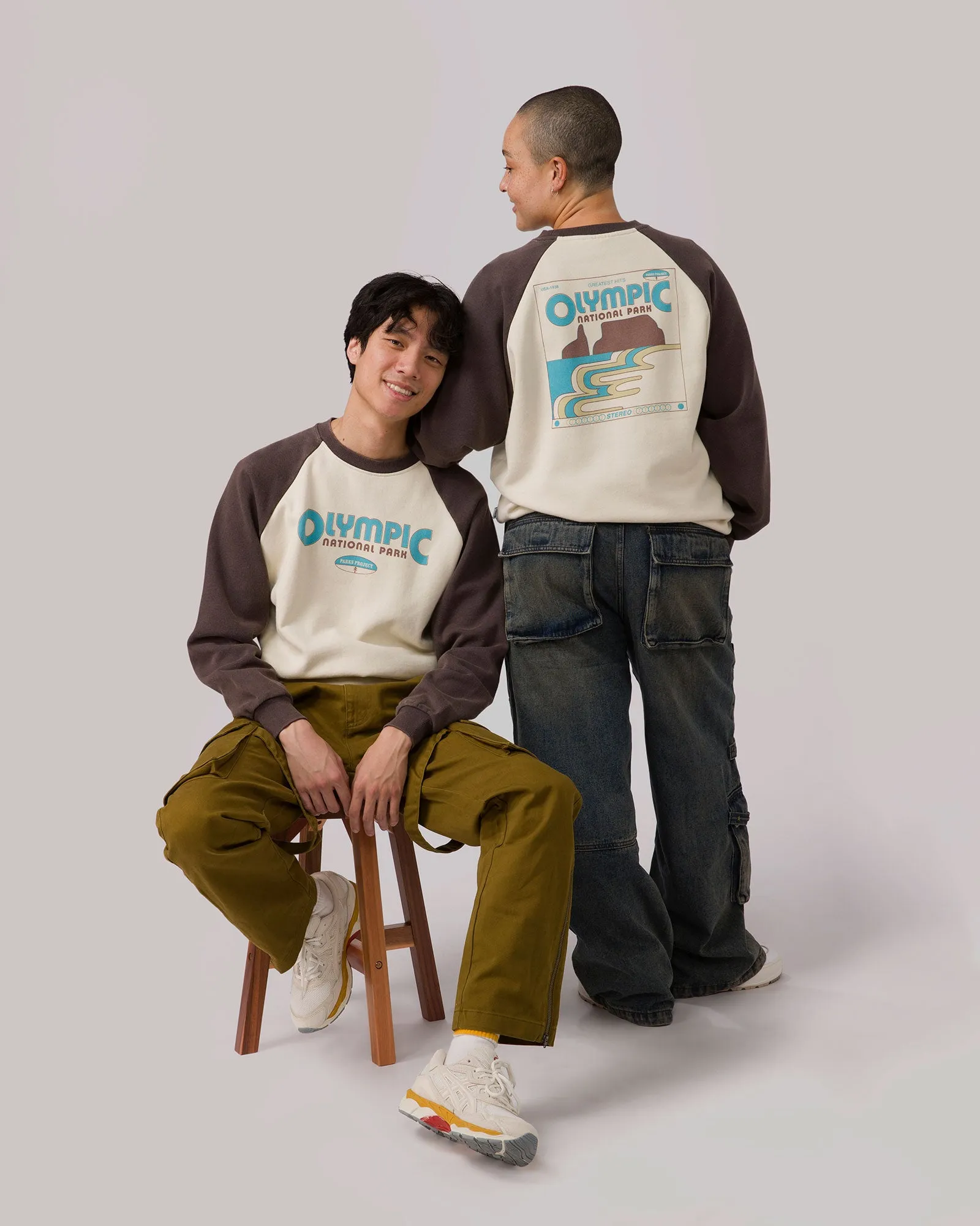 Olympic Greatest Hits Raglan Crew sold by Parks Project product image thumbnail 2