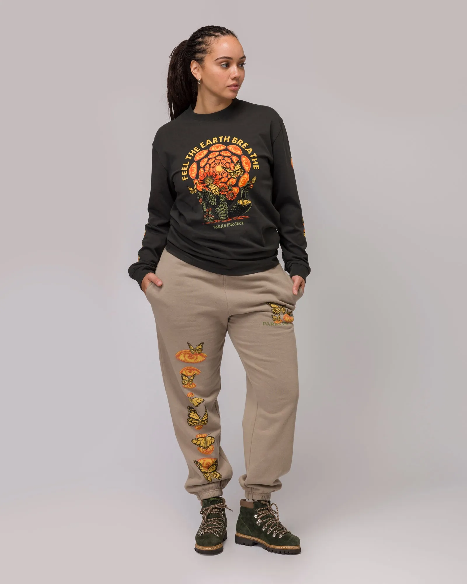 Feel The Earth Breathe Butterfly Jogger sold by Parks Project product image thumbnail 3