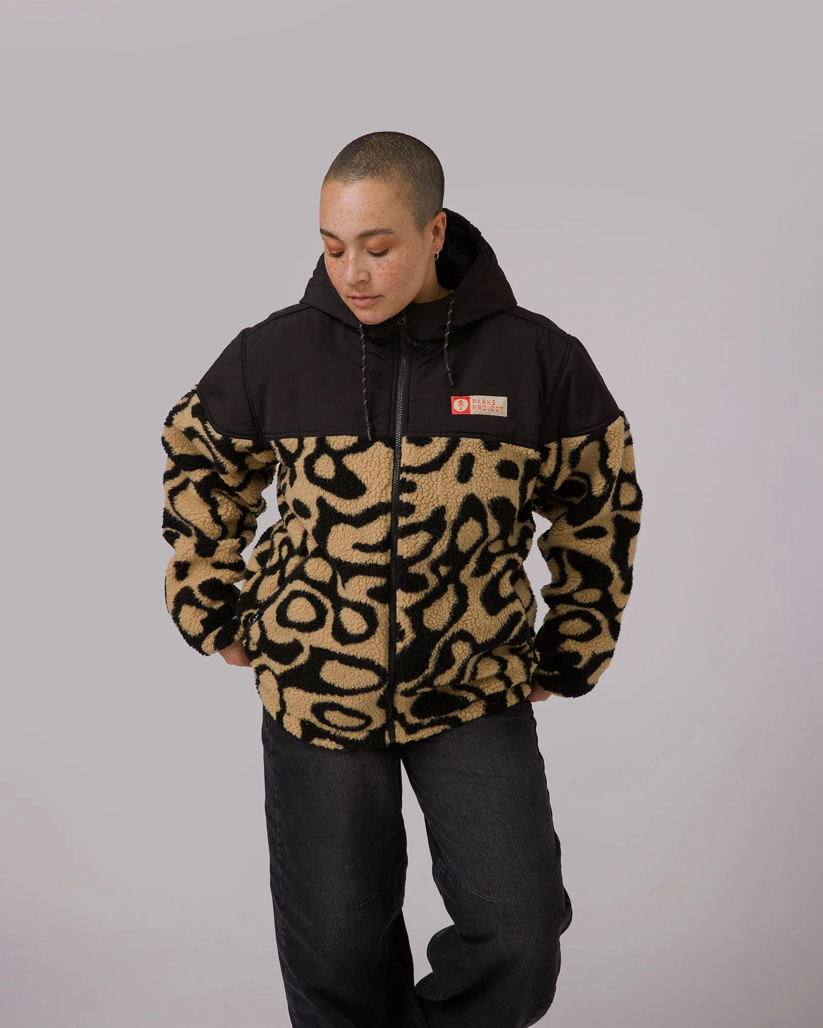 Yellowstone Geysers High Pile Fleece Winter Jacket sold by Parks Project product image thumbnail 3