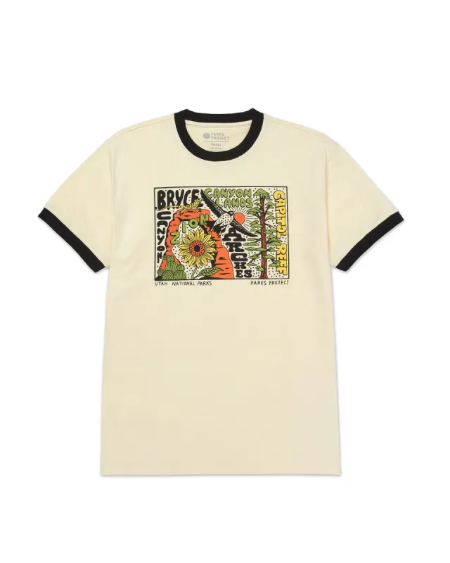 Utah Snapshot Ringer Tee sold by Parks Project
