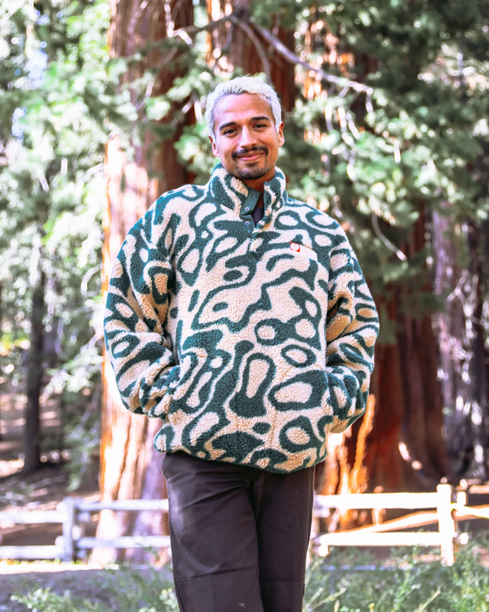 Yellowstone Geysers Trail High Pile Fleece sold by Parks Project product image thumbnail 2