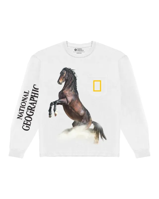 National Geographic x Parks Project Wild Horses Long Sleeve Tee sold by Parks Project