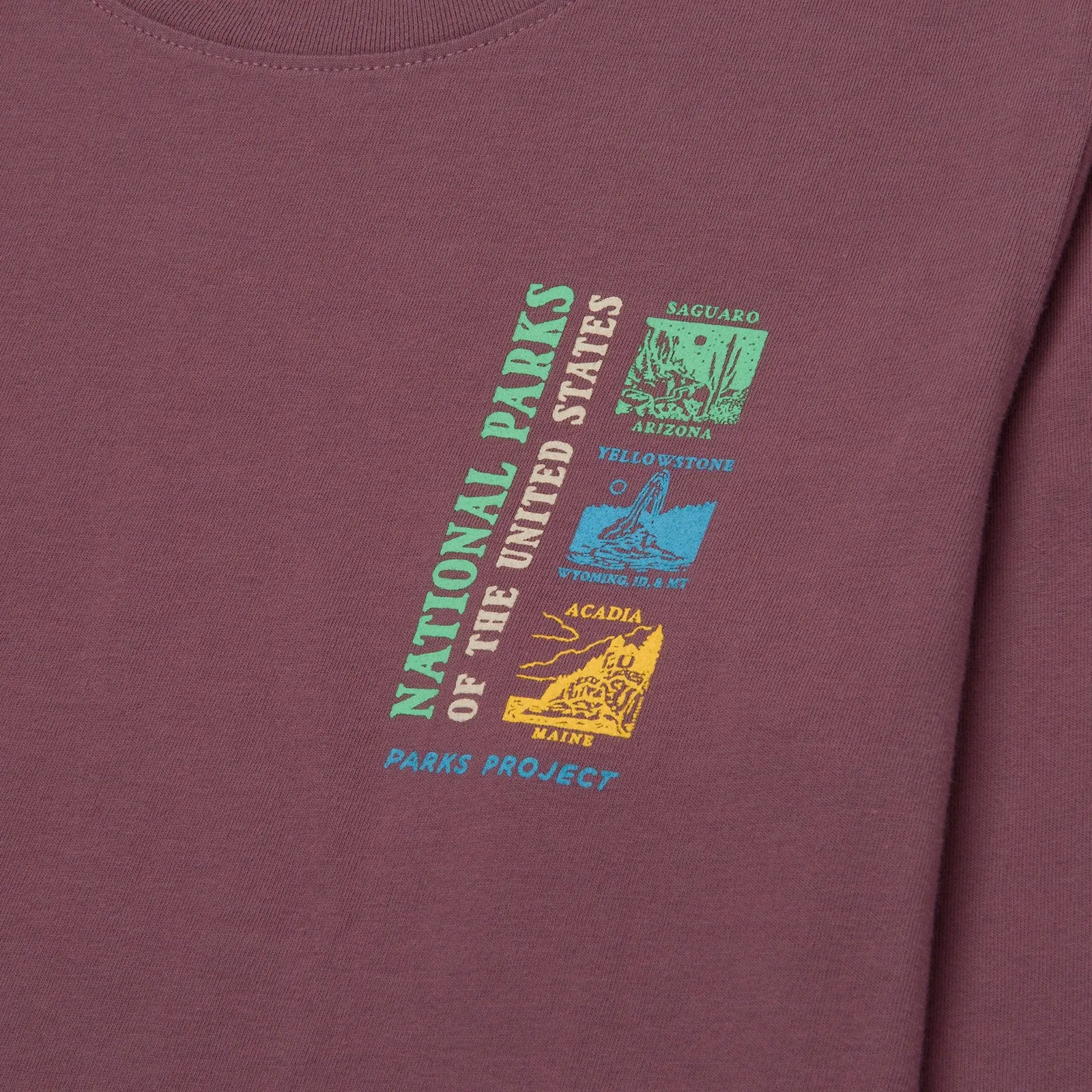National Parks Stacked Boxy Long Sleeve Tee sold by Parks Project product image thumbnail 4