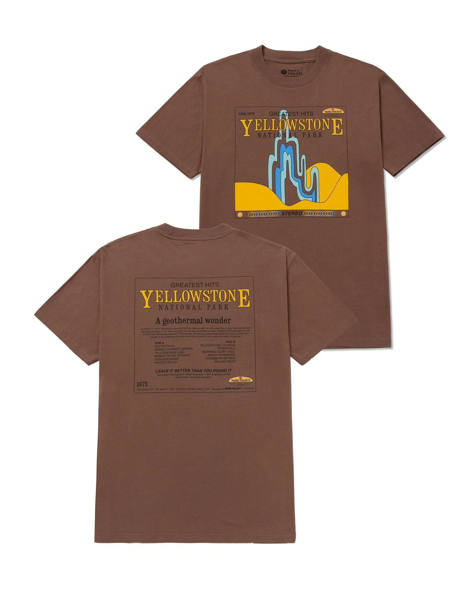 Yellowstone's Greatest Hits Tee sold by Parks Project product image thumbnail 2