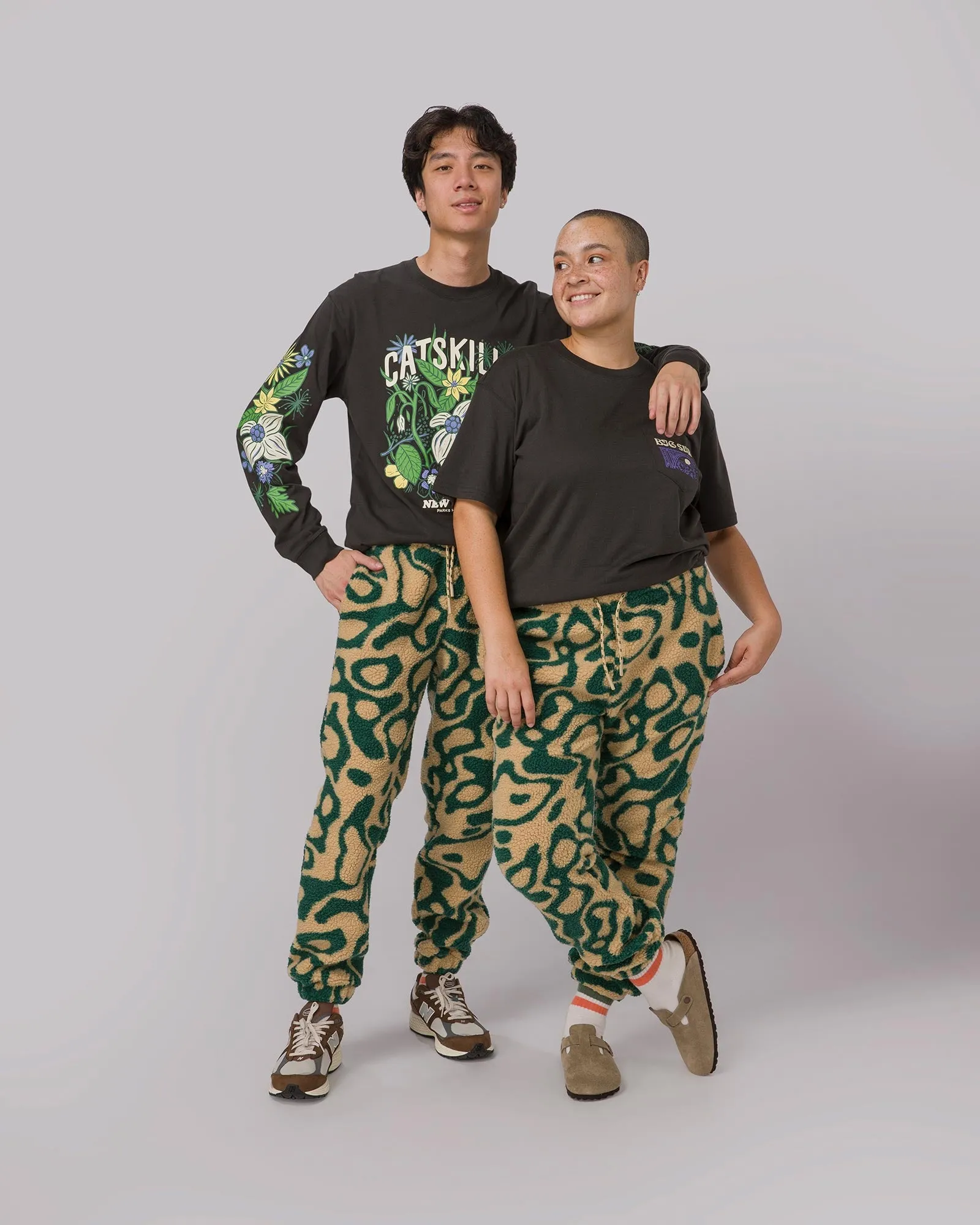 Yellowstone Geysers High Pile Fleece Jogger sold by Parks Project product image thumbnail 2