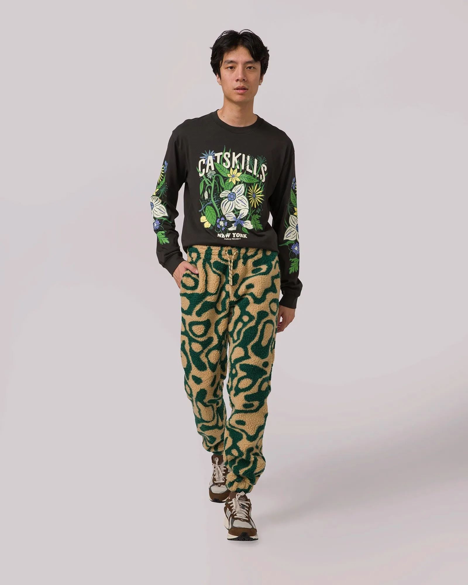 Yellowstone Geysers High Pile Fleece Jogger sold by Parks Project product image thumbnail 3