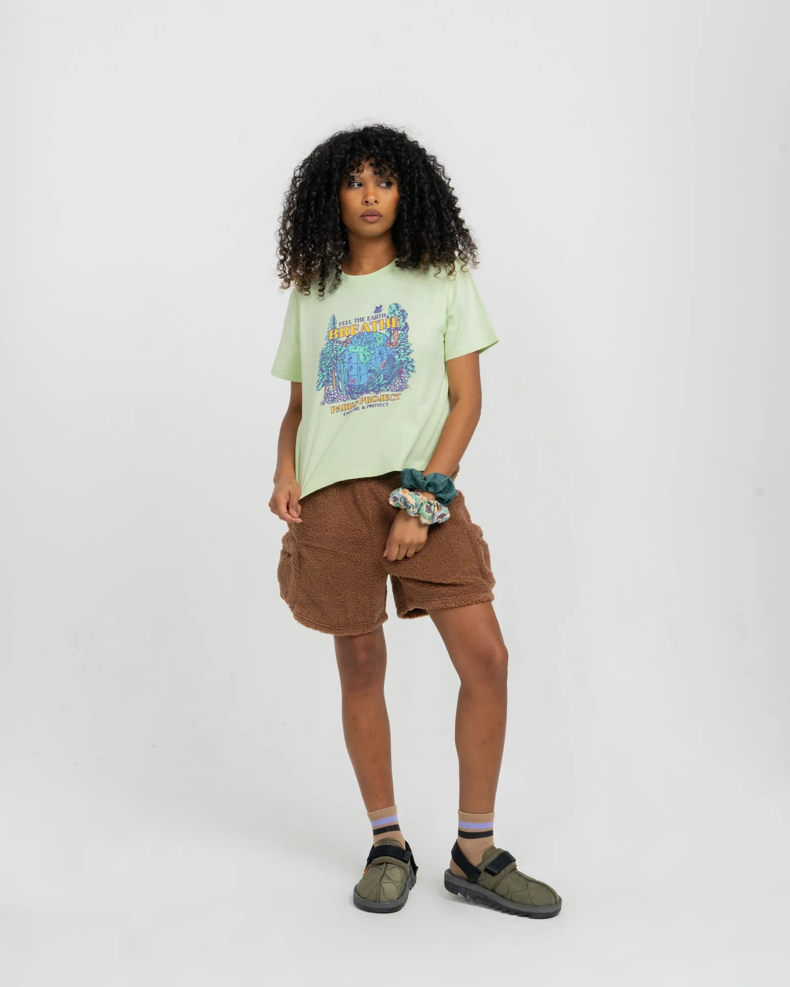Feel The Earth Breathe Boxy Tee sold by Parks Project product image thumbnail 2