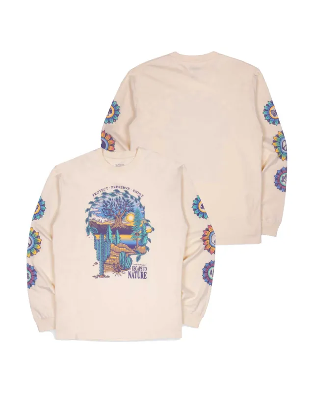 Nature In Mind Long Sleeve Tee sold by Parks Project