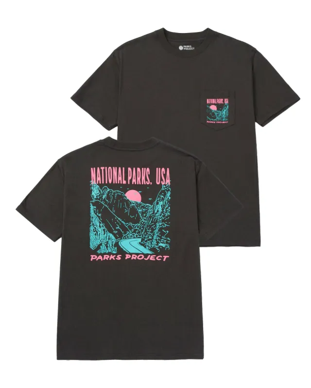 National Parks Puff Print Pocket Tee sold by Parks Project