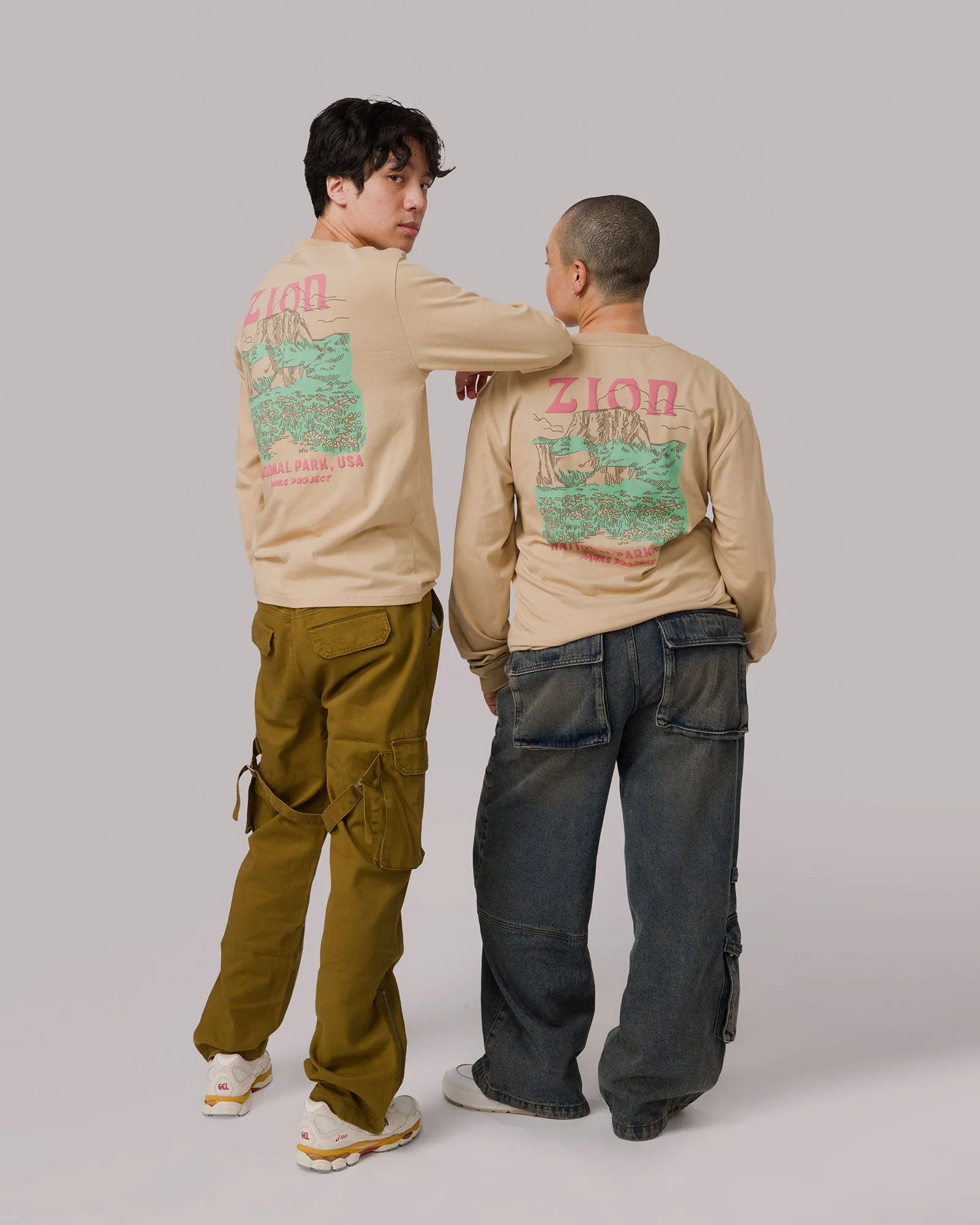 Zion Puff Print Long Sleeve Tee sold by Parks Project product image thumbnail 2