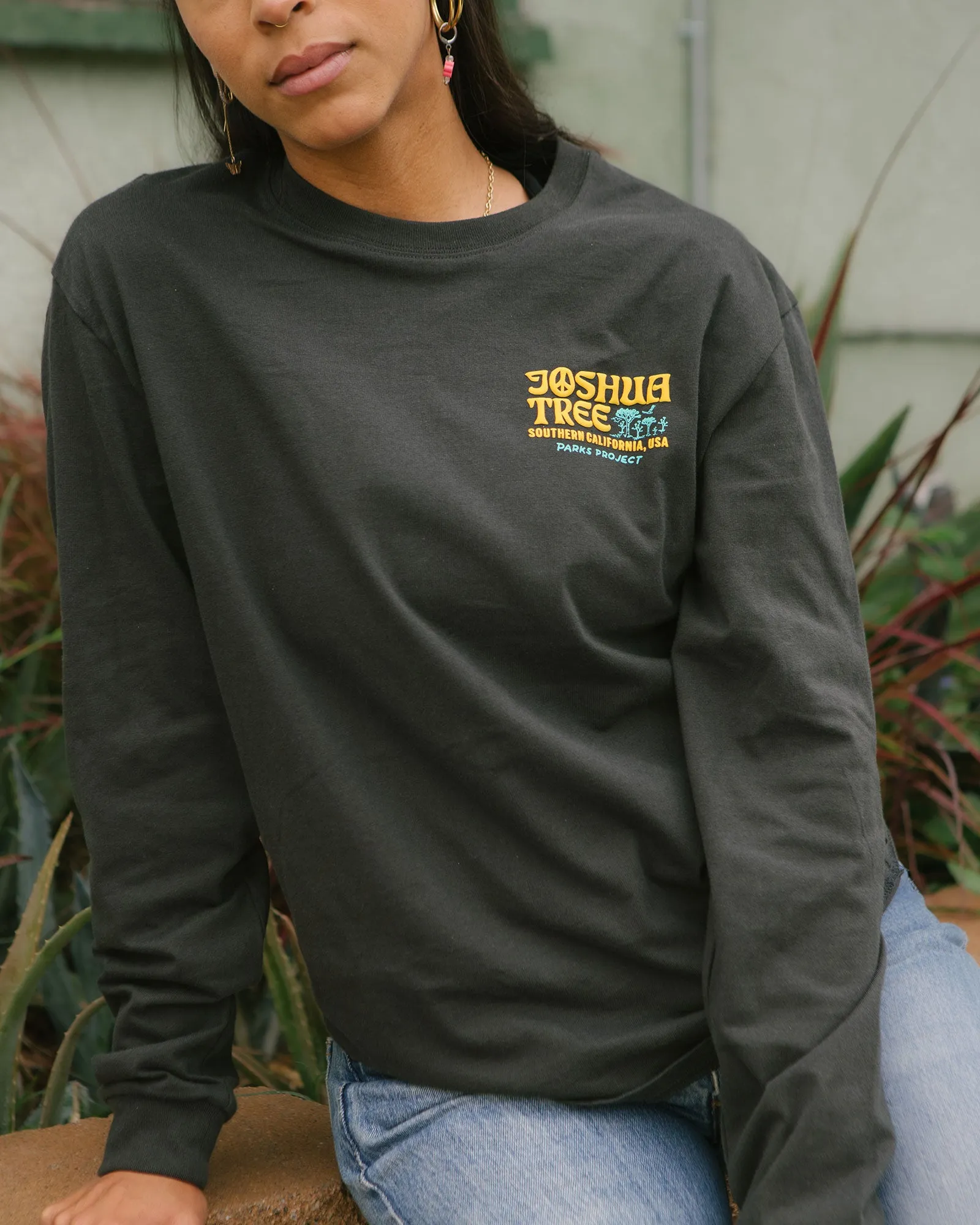 Joshua Tree Puff Print Long Sleeve Tee sold by Parks Project product image thumbnail 5