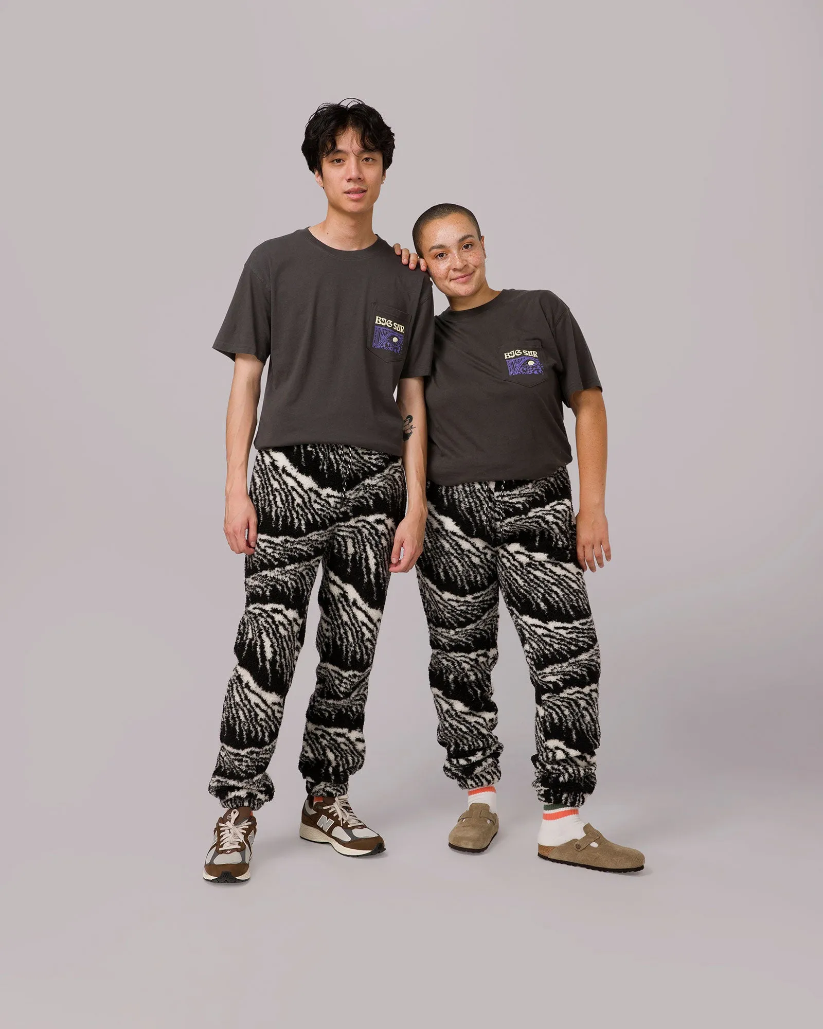 Acadia Waves High Pile Fleece Jogger sold by Parks Project product image thumbnail 3