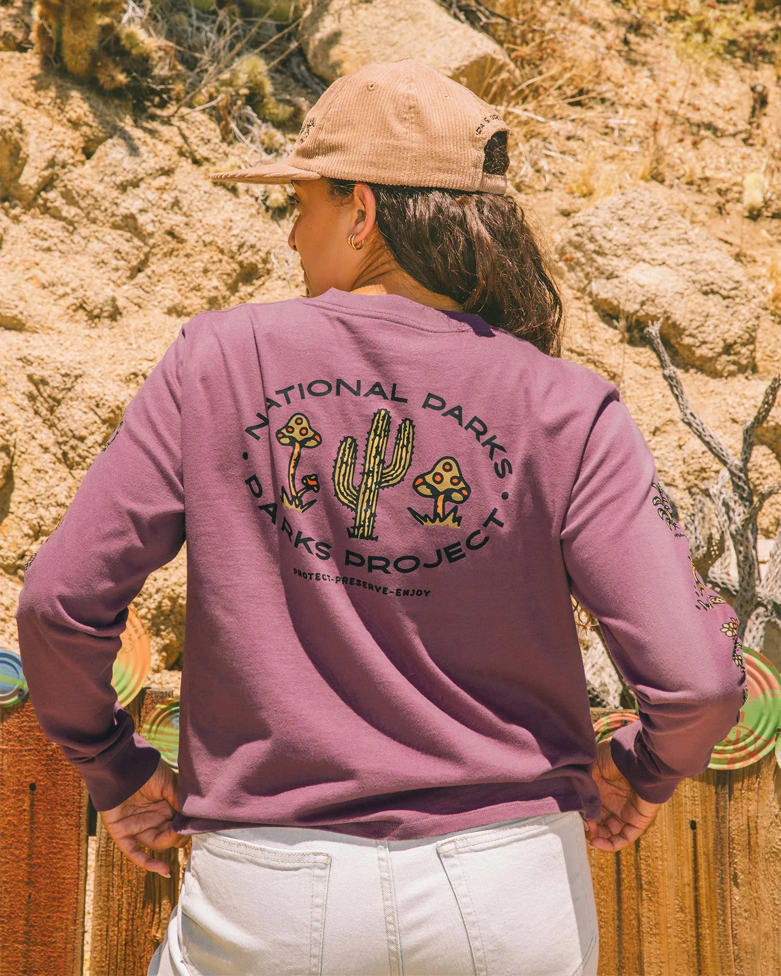 90s Doodle Parks Boxy Long Sleeve Tee sold by Parks Project product image thumbnail 3